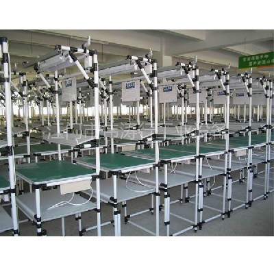 批發(fā)不銹鋼工作臺(tái) 線(xiàn)棒工作臺(tái)防靜電工作臺(tái)車(chē)間鋁材流水線(xiàn)工作桌