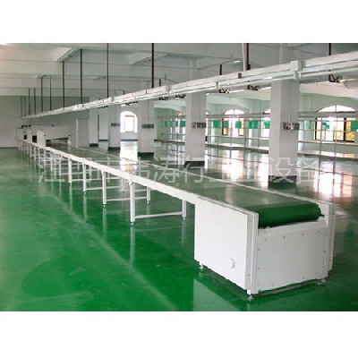 電子車(chē)間生產(chǎn)線(xiàn)流水線(xiàn)工作臺(tái) 防靜電皮帶輸送機(jī)電子電器流水線(xiàn)