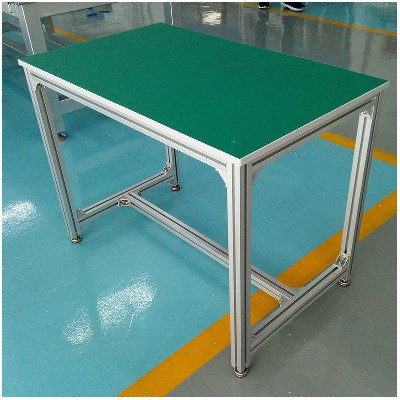 鋁型材電子車(chē)間流水線(xiàn) LED燈組裝線(xiàn)鋁材皮帶流水線(xiàn)平板工作臺(tái)批發(fā)