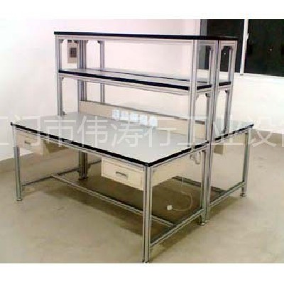 鋁型材工作臺(tái)鋁型材防靜電工作臺(tái)車(chē)間框架流水線(xiàn)工作桌鋁材