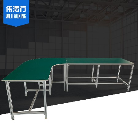 流水線U型線工作臺批發(fā) 鋁合金實(shí)驗(yàn)電子車間操作臺 防靜電工作臺
