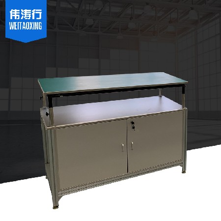 防靜電柜子批發(fā) 鋁合金實(shí)驗(yàn)臺(tái) 電子車(chē)間操作臺(tái)大容量多層工作臺(tái)