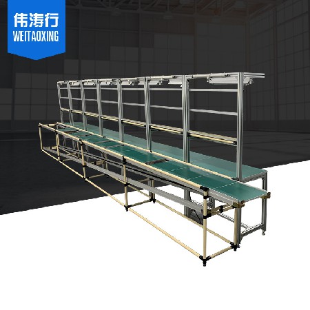 單邊帶燈鋁型材工作臺鋁合金實(shí)驗(yàn)臺電子車間操作臺鋁型材流水線