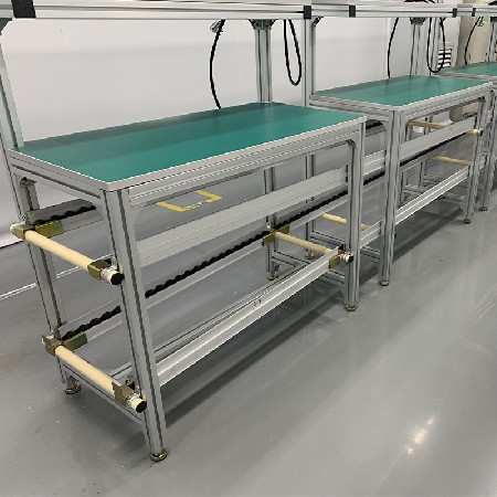 單邊帶燈鋁型材工作臺鋁合金實(shí)驗(yàn)臺電子車間操作臺鋁型材流水線