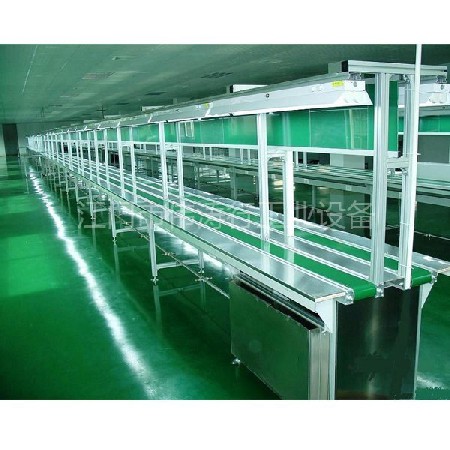 電子車間生產(chǎn)線流水線工作臺 防靜電皮帶輸送機(jī)電子電器流水線