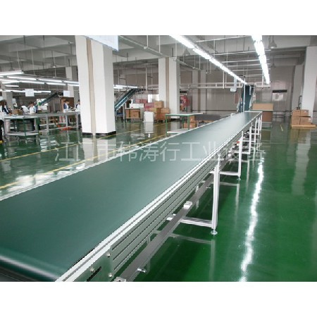電子車間生產(chǎn)線流水線工作臺 防靜電皮帶輸送機(jī)電子電器流水線