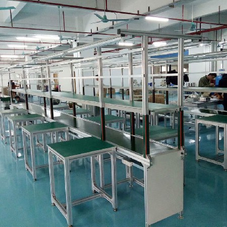 防靜電工作臺(tái)批發(fā)電子車間流水線防靜電操作臺(tái)鋁型材插件線實(shí)驗(yàn)臺(tái)