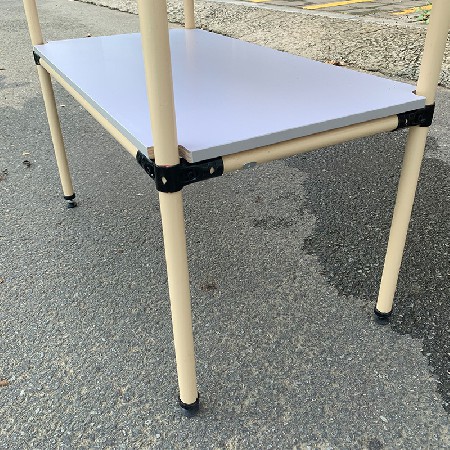 定制精益管物料臺 線棒防靜電工作臺老化測試架車間物料周轉(zhuǎn)車